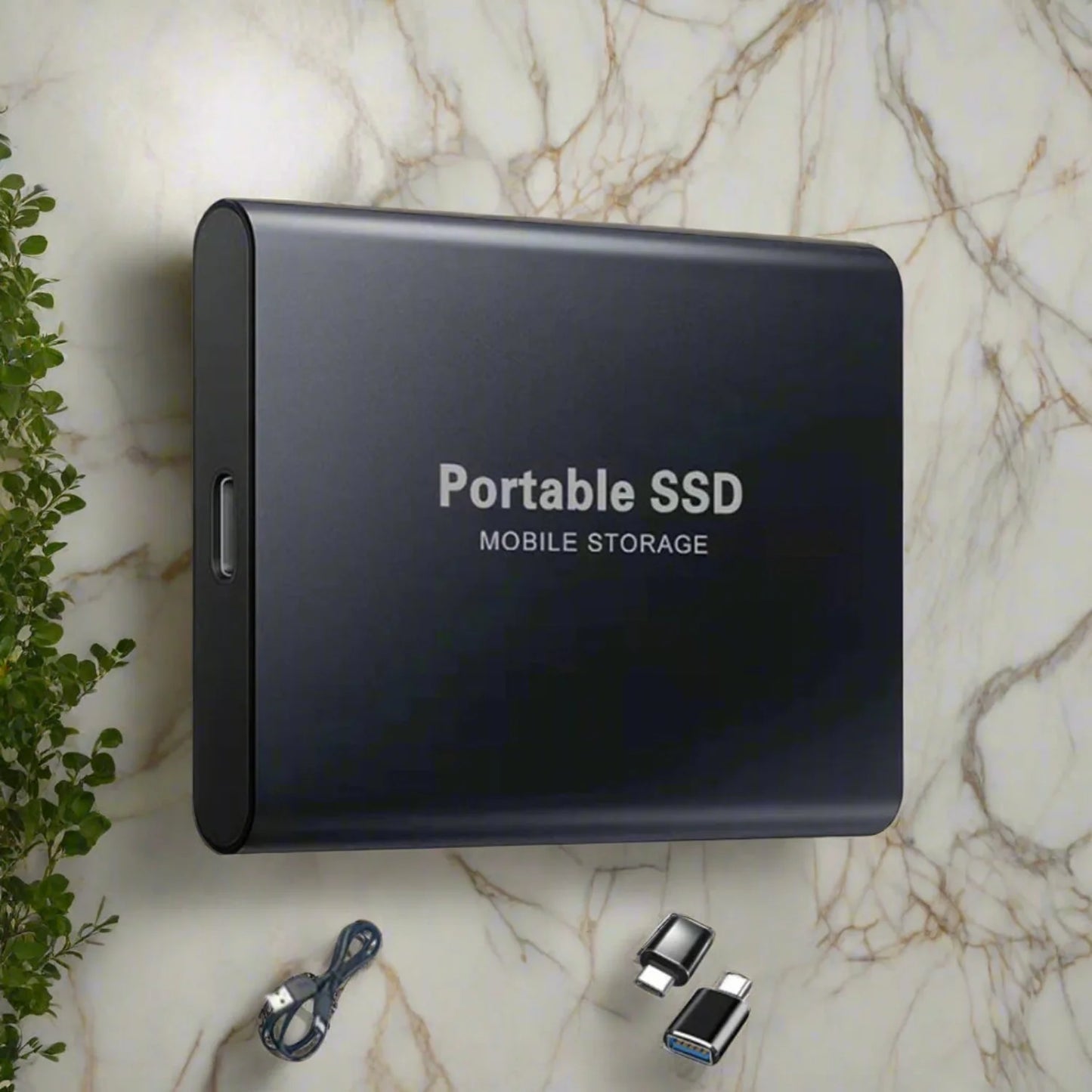 Portable external ssd  usb type-c hard drive for mobile & laptop