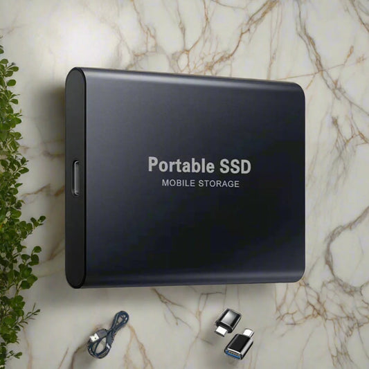 Portable external ssd  usb type-c hard drive for mobile & laptop