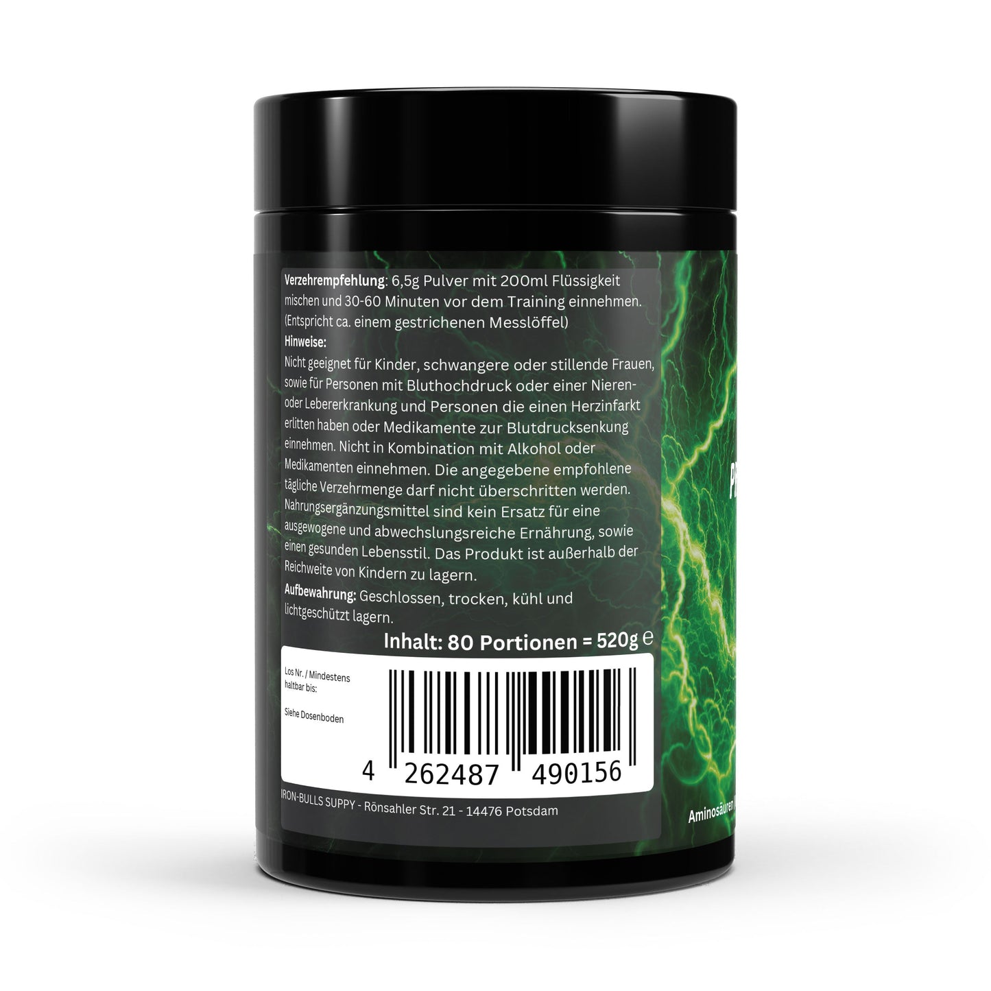 Pre-Workout Booster - Apfel