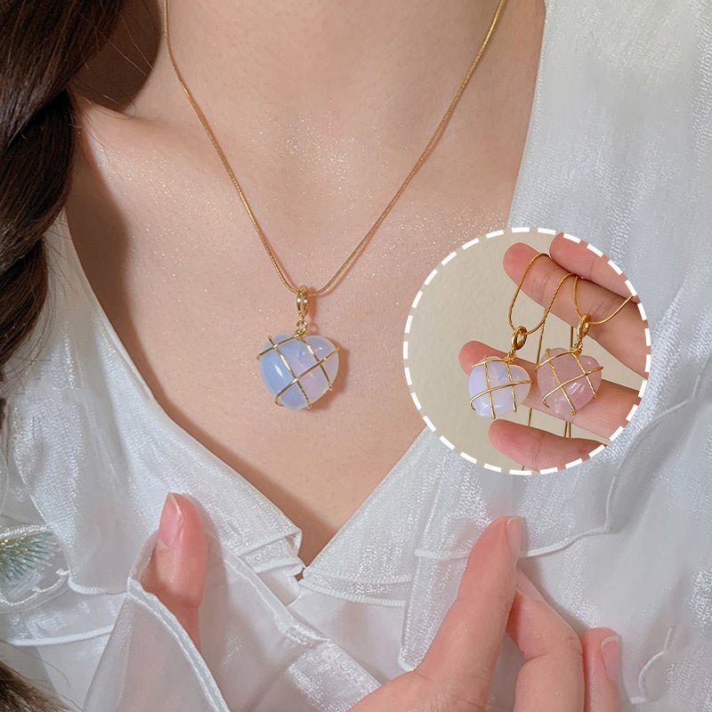 Fashion Moonstone Necklace For Cartoon princes Love Girl Necklace Novelty Jewelry - AXON