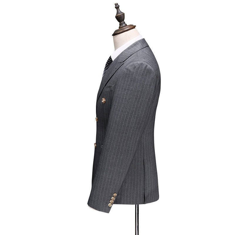 Fashion Simple Men's Double Breasted Suit - AXON