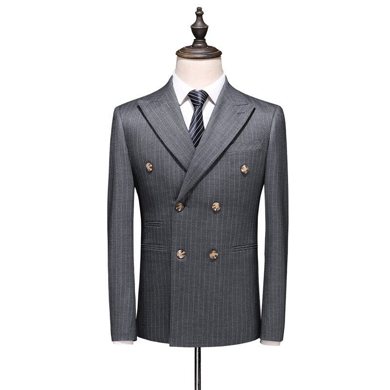 Fashion Simple Men's Double Breasted Suit - AXON