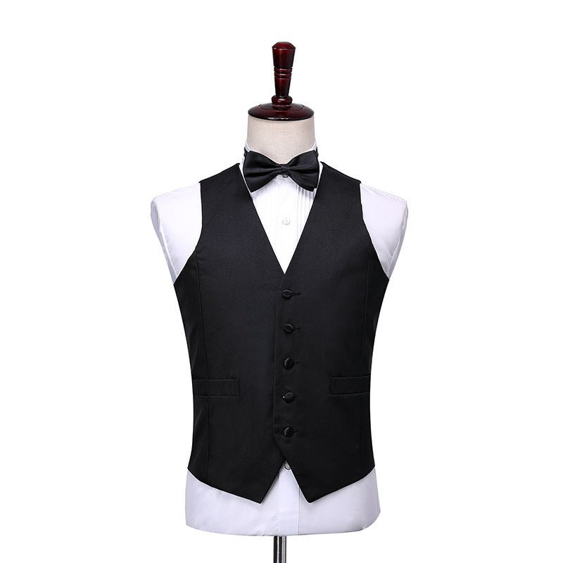 Fashionable Male Magician Black And White Light Tuxedo - AXON