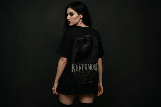 Nevermore | Raven's Prophecy Collection | Nebelmond Oversized Shirt