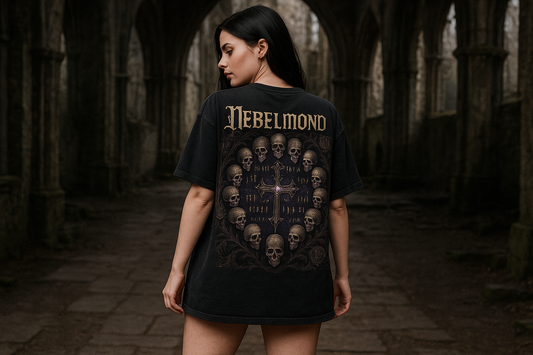 The Forgotten Prayer | Occult Spirituality Collection | Nebelmond Oversized Shirt