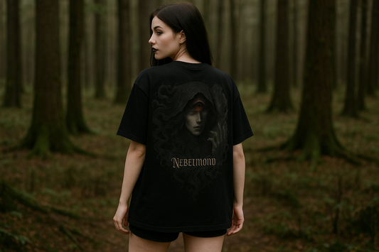 Veil of Shadows | Occult Spirituality Collection | Nebelmond Oversized Shirt