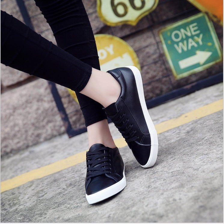 Frau PU Einfarbig Weibliche Schuhe Casual Bord Schuhe Frauen Schuhe F351 - AXON