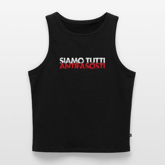 Frauen Cropped Tank Top - Siamo Tutti Antifacisti