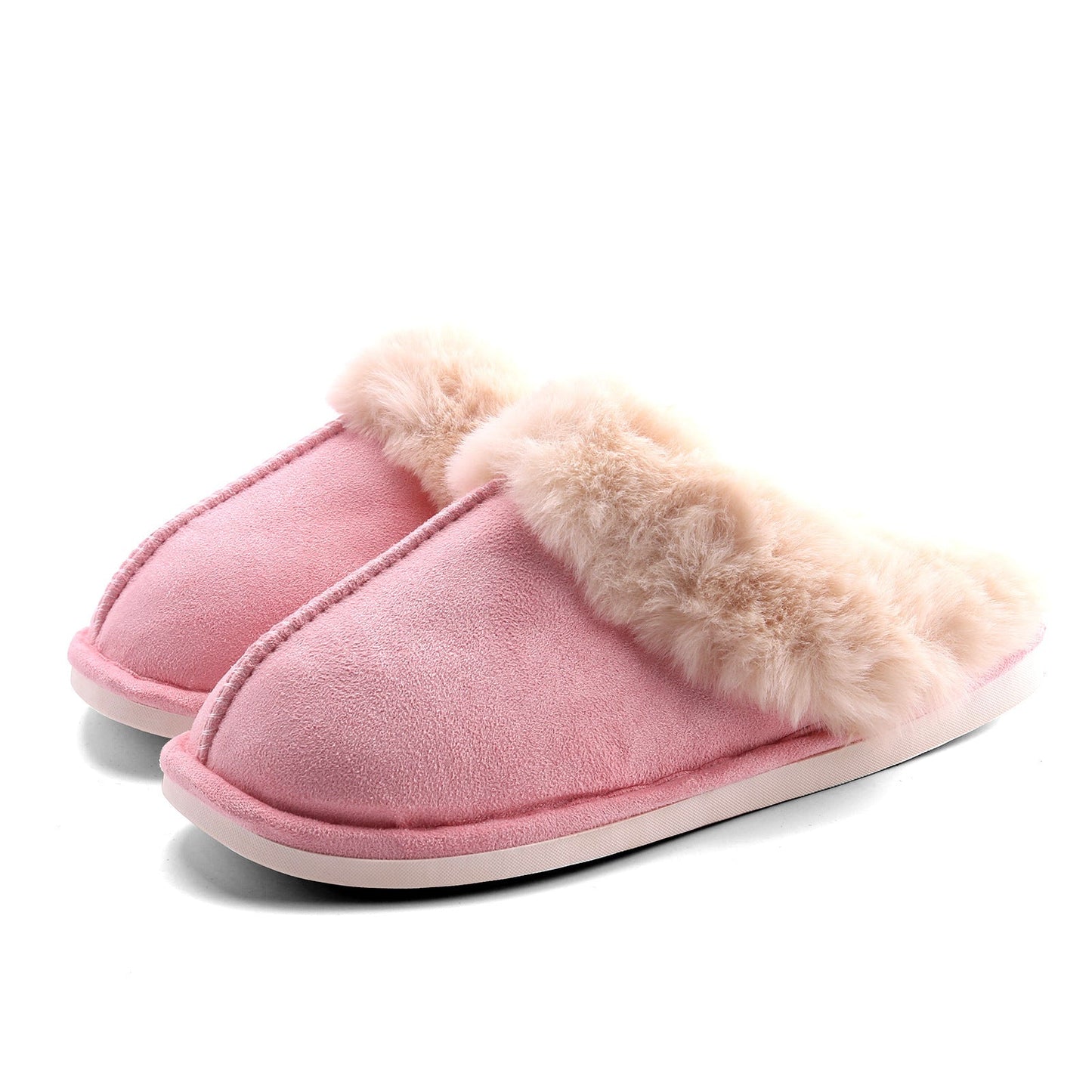 Fur Furry Slippers Women Winter Warm Plush House Shoes - AXON