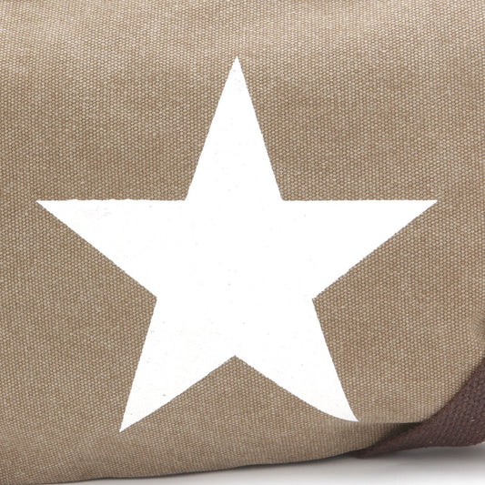 Große Clucht Umhänge Tasche mit Stern Braun - AXON