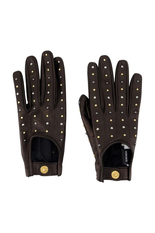 Handschuhe - Versace - Leder - Schwarz - AXON