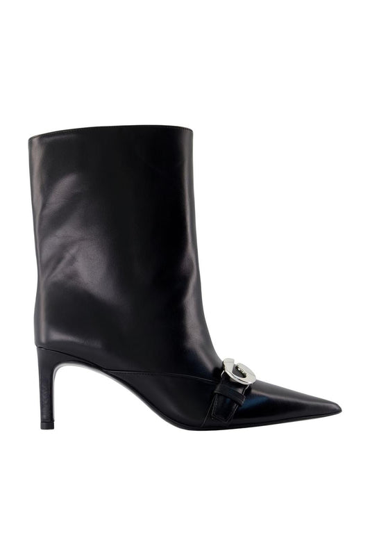 Heeled Belt Stiefeletten - Coperni - Leder - Schwarz - AXON