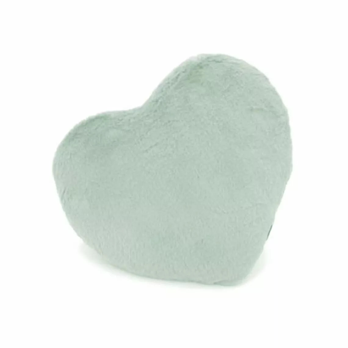 Herzkissen » Kuschelkissen 37 x 34 cm » weiches Herz Kissen » Dekokissen » Zierkissen aus Kunstfell