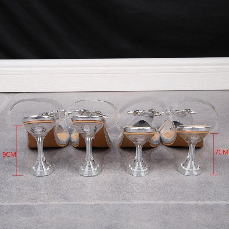 High Heel Sandals Shoes Women PVC - AXON