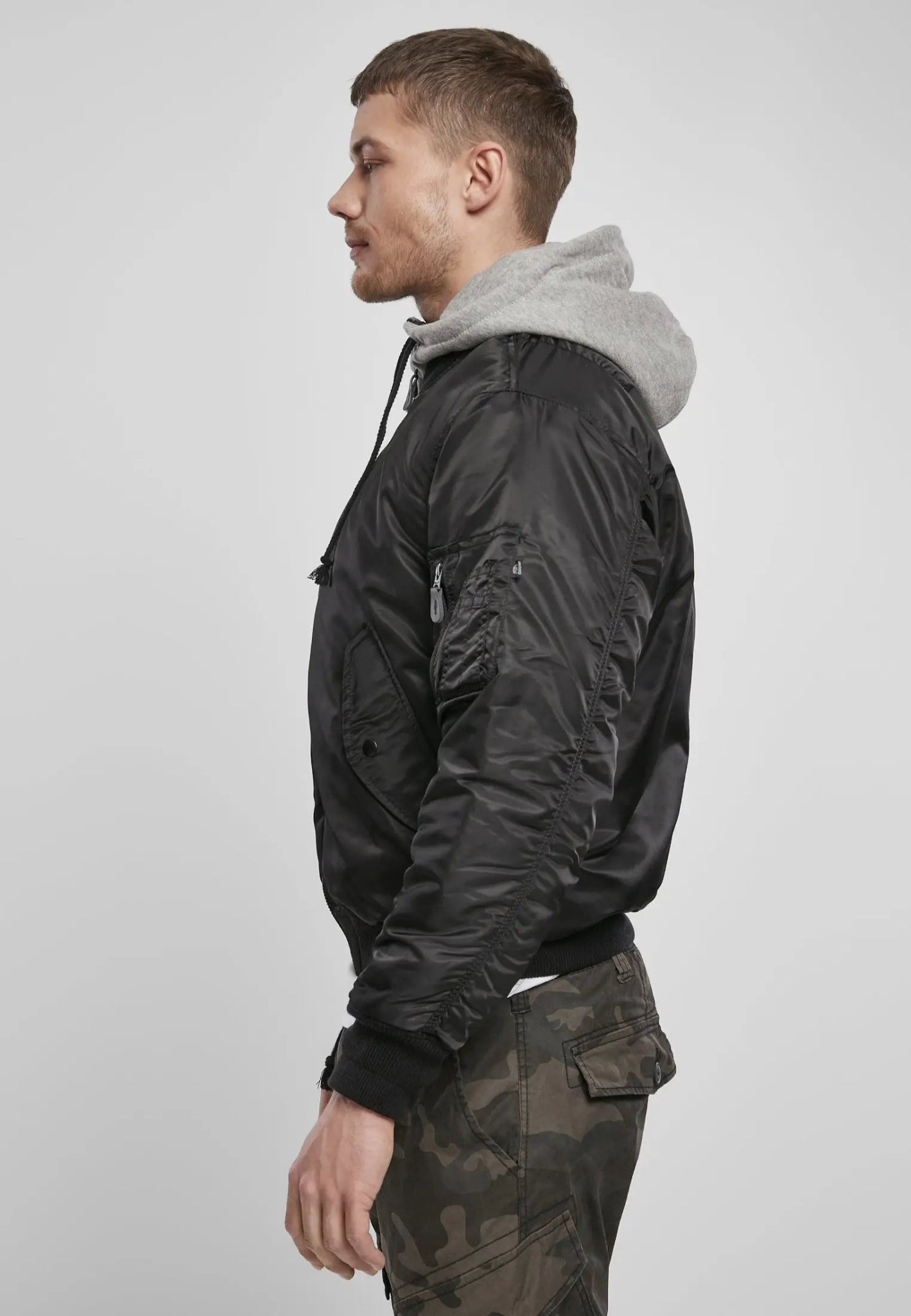 Hooded MA1 Bomber Jacket - AXON