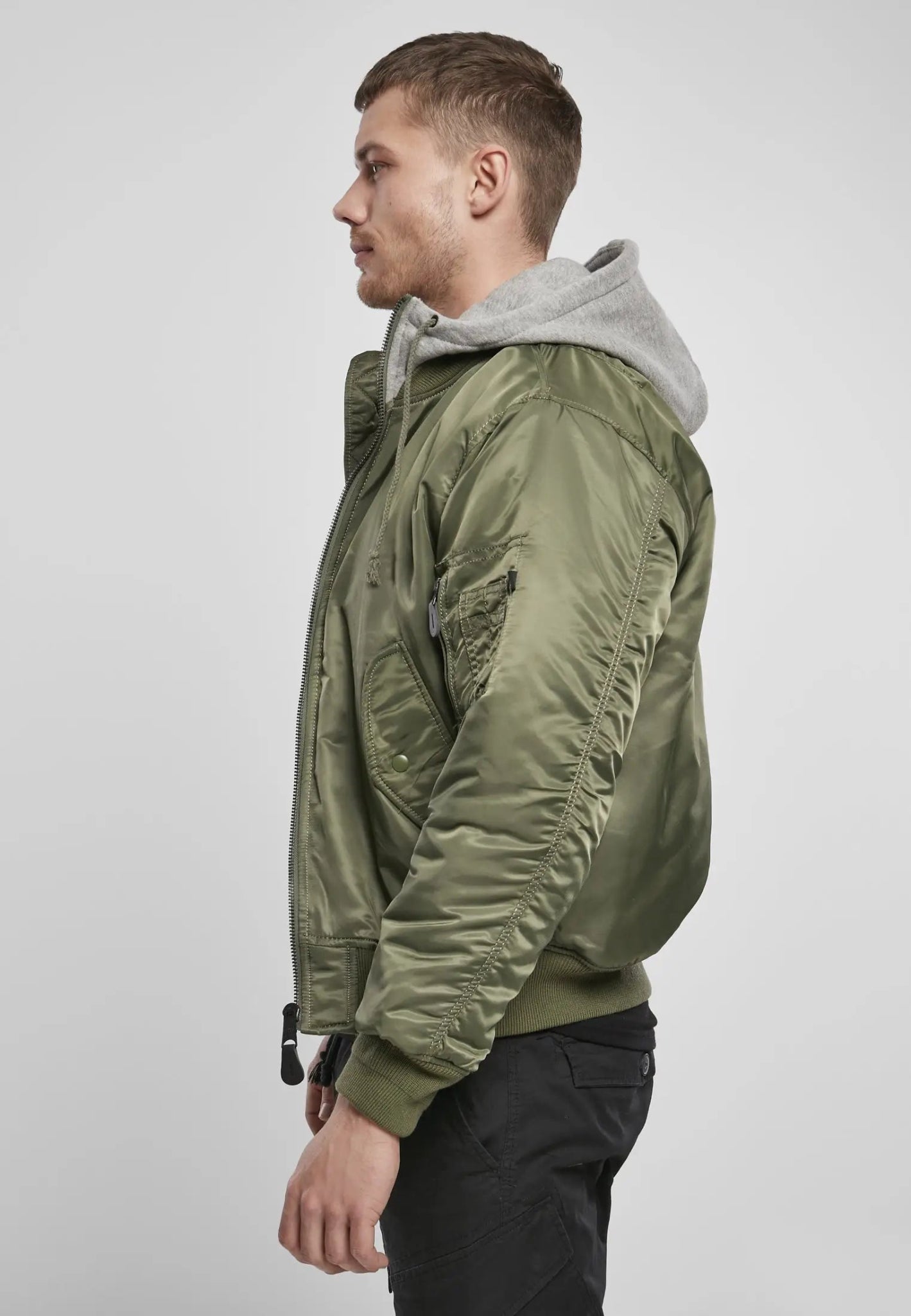 Hooded MA1 Bomber Jacket - AXON