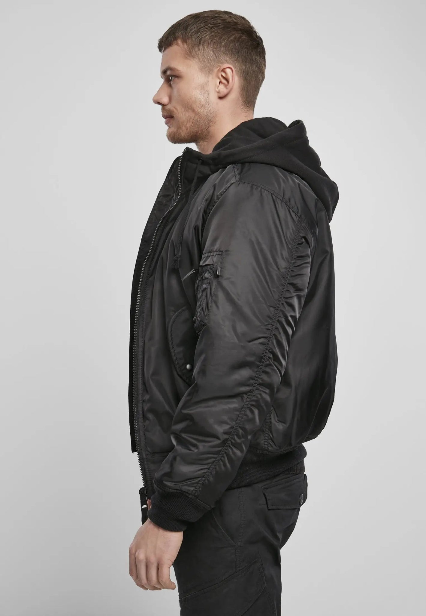 Hooded MA1 Bomber Jacket - AXON