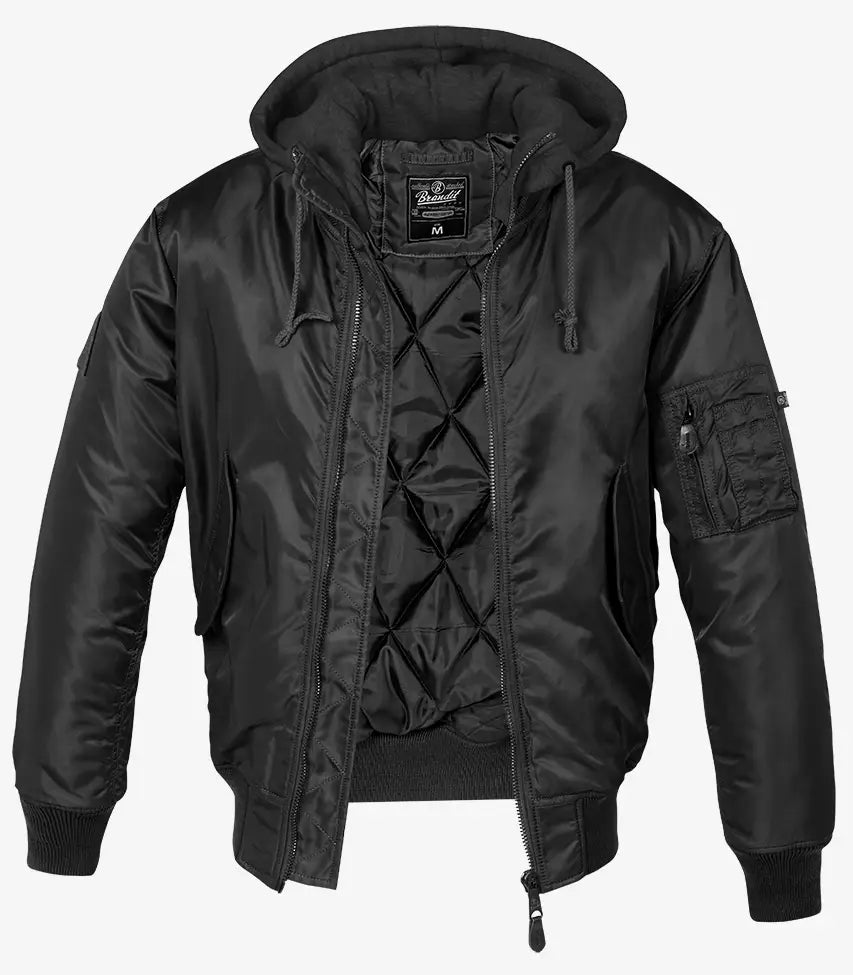 Hooded MA1 Bomber Jacket - AXON