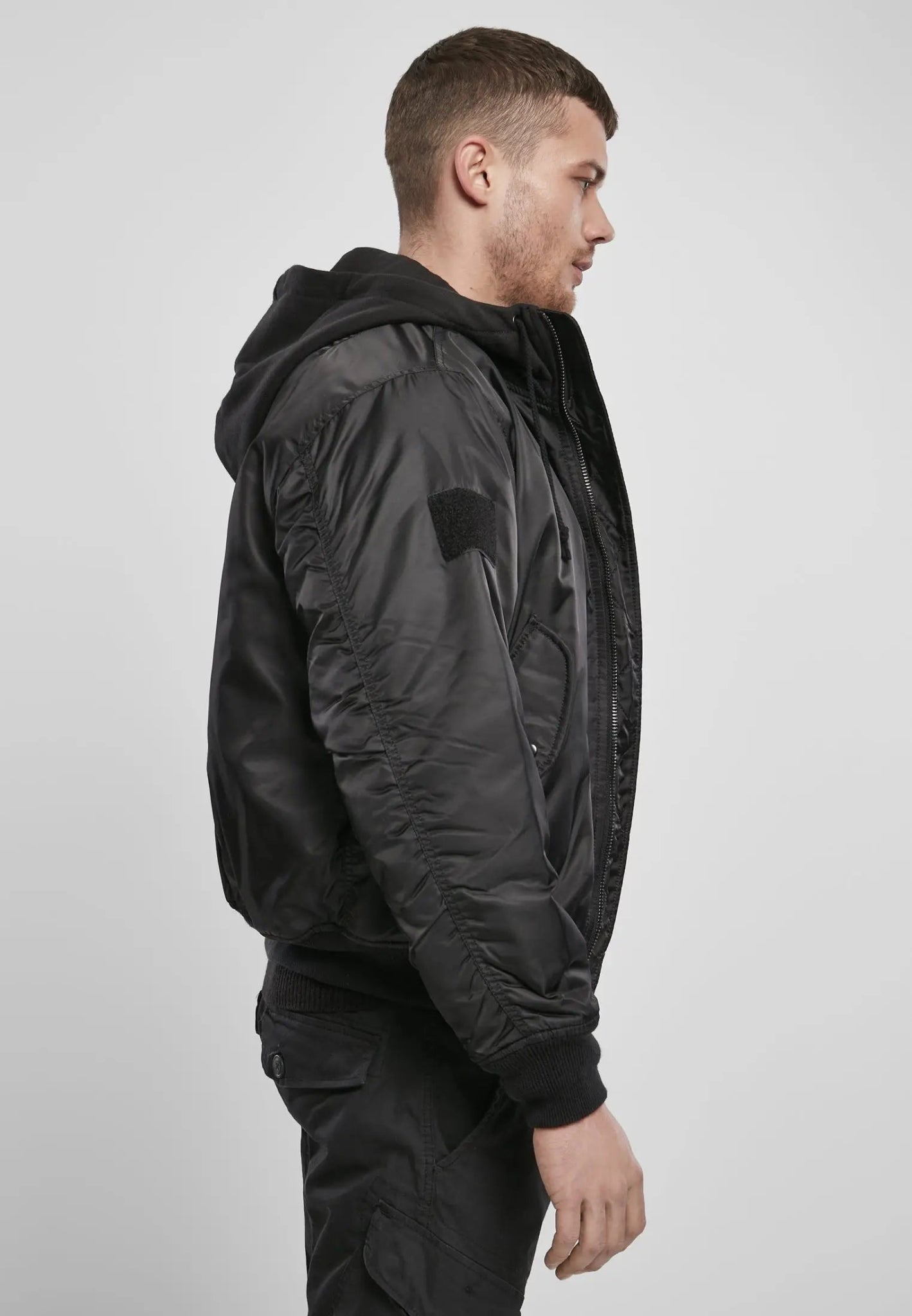 Hooded MA1 Bomber Jacket - AXON