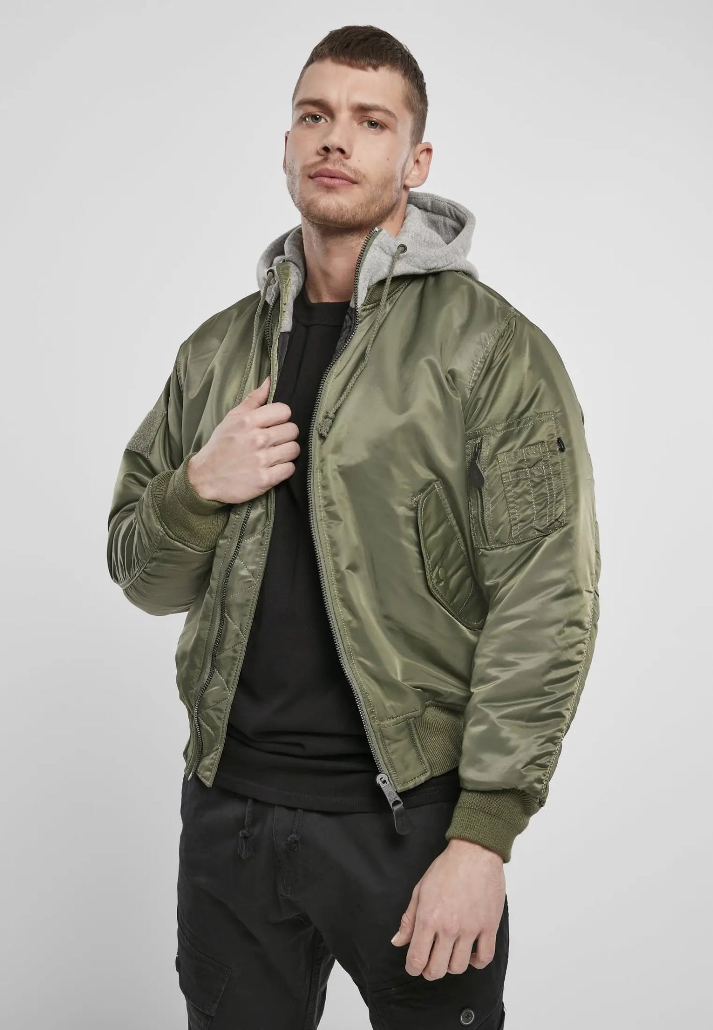 Hooded MA1 Bomber Jacket - AXON