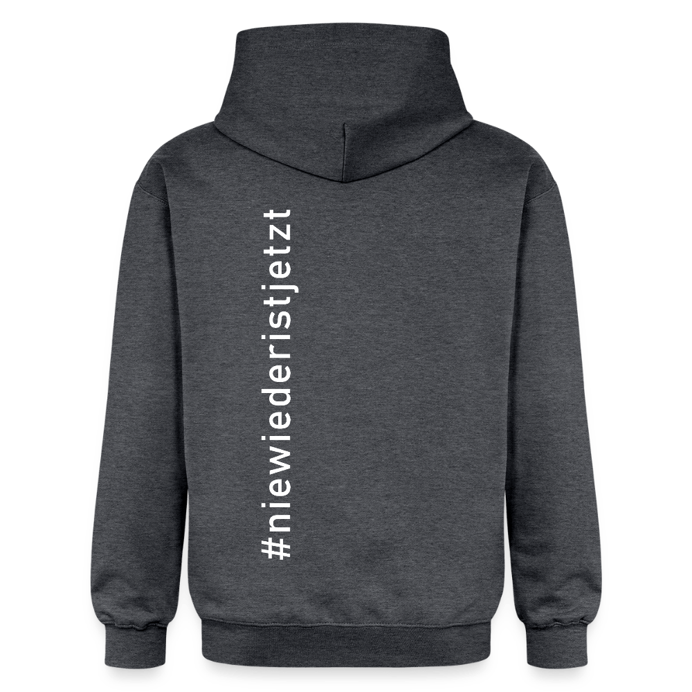 Hoodie Unisex gegen das Vergessen – „Nie wieder ist jetzt“