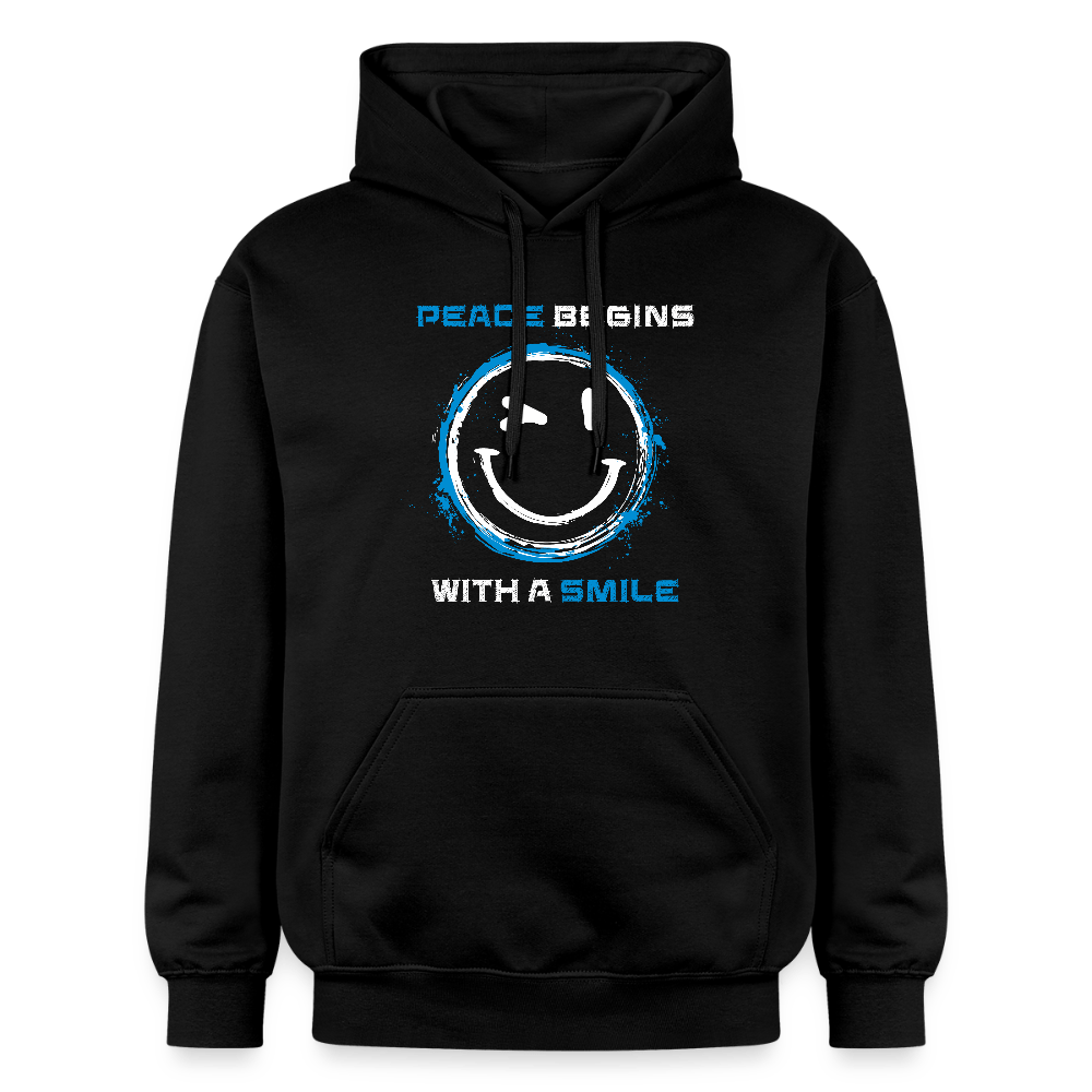 Hoodie Unisex "Peace begins with a smile"