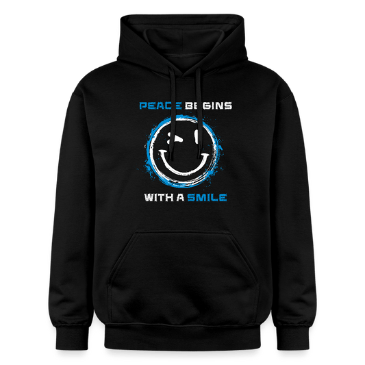 Hoodie Unisex "Peace begins with a smile"