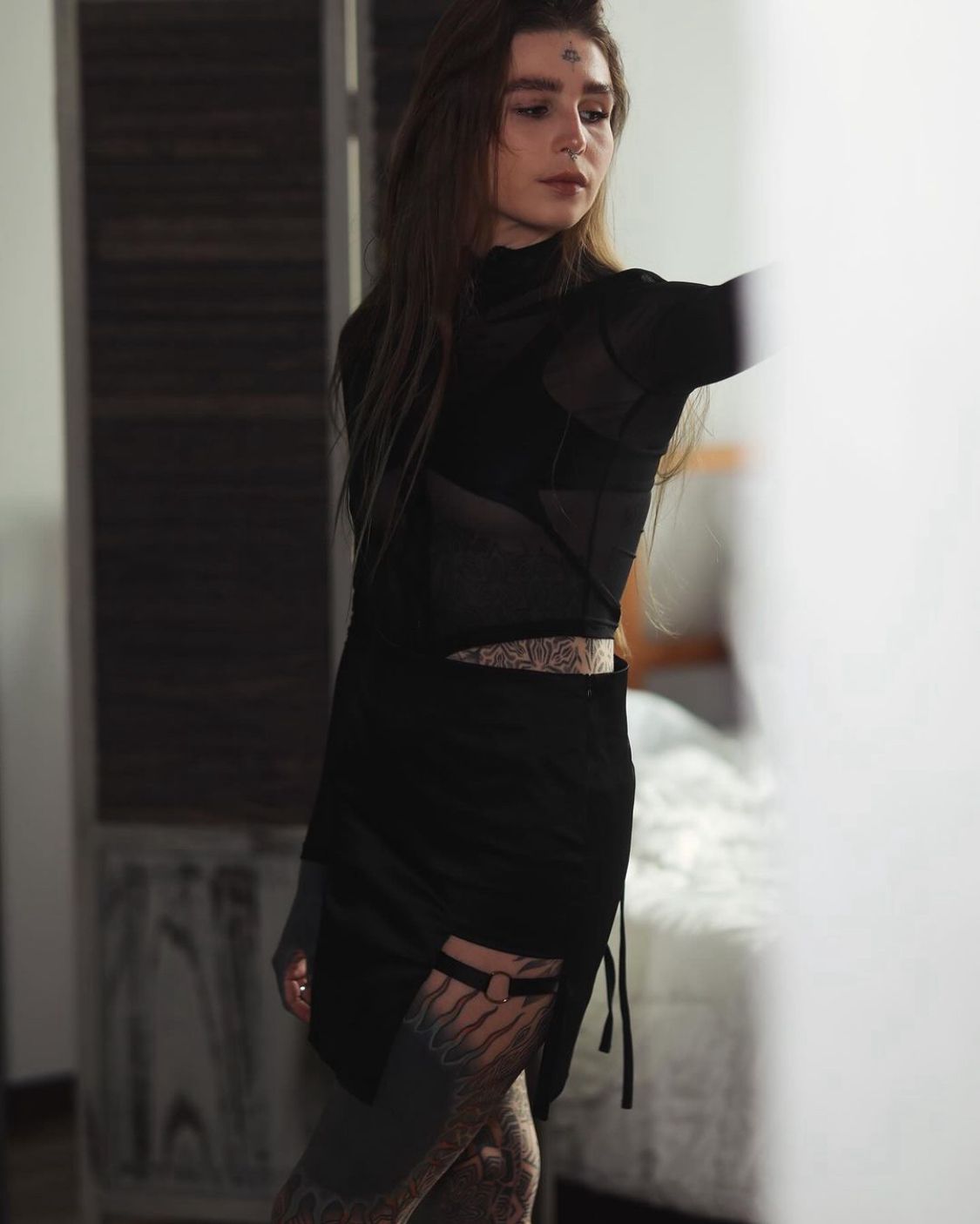 Irregular Mini Skirt