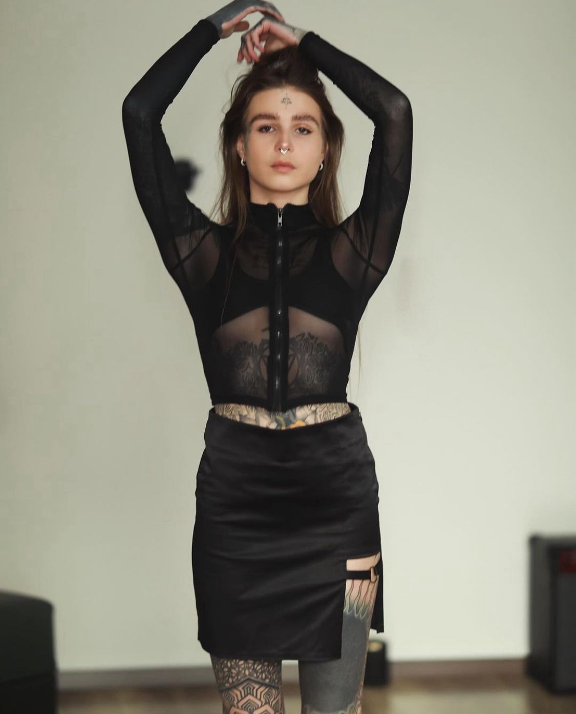 Irregular Mini Skirt