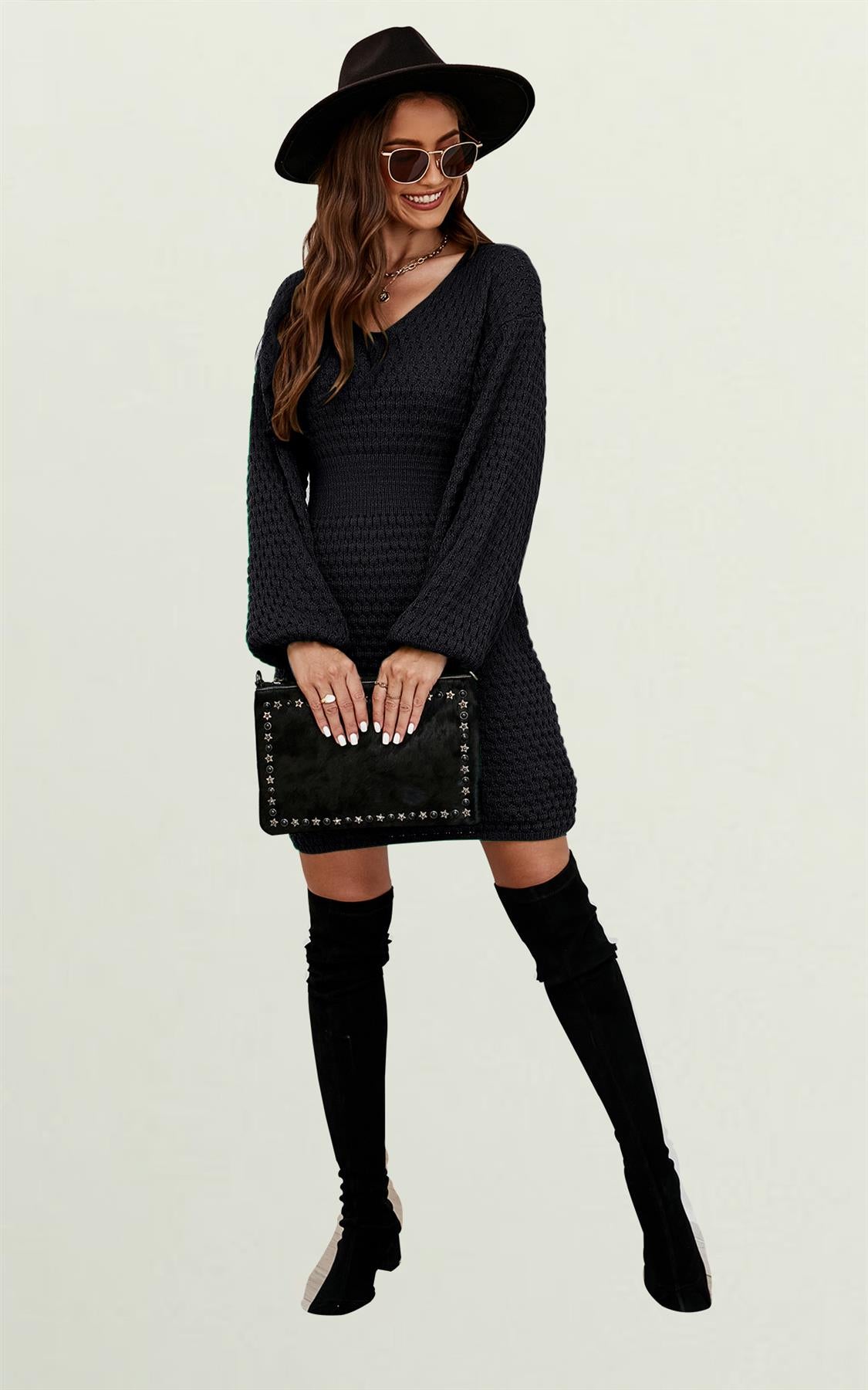 Jumper Mini Drees In Black - AXON