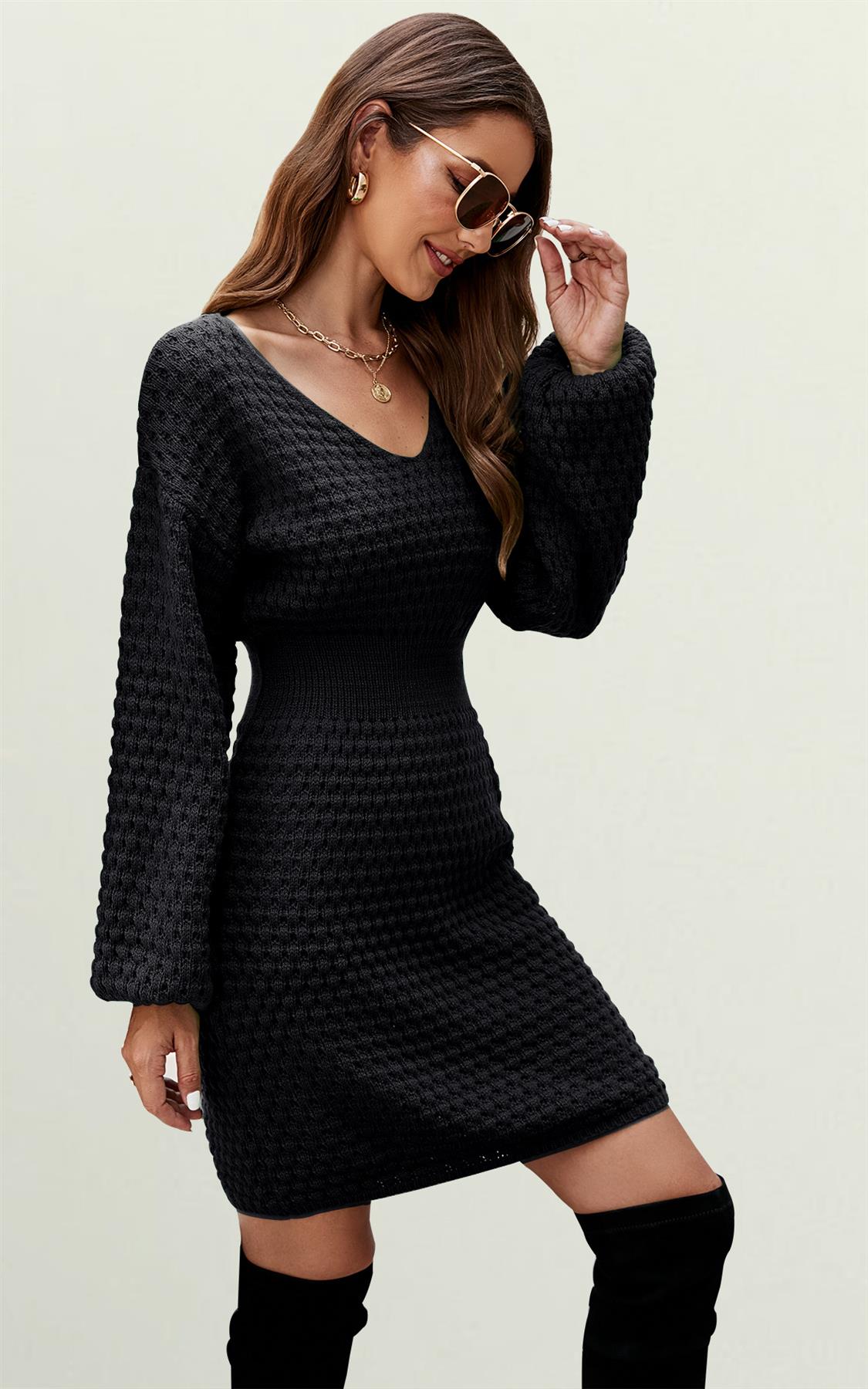 Jumper Mini Drees In Black - AXON