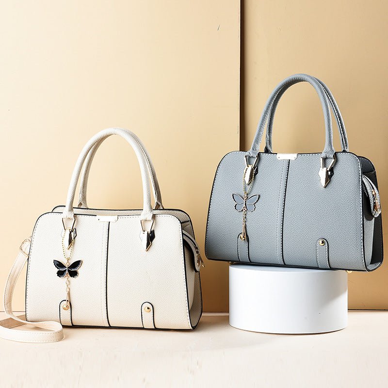 Large Capacity Lychee Pattern Women's Handbag - AXON