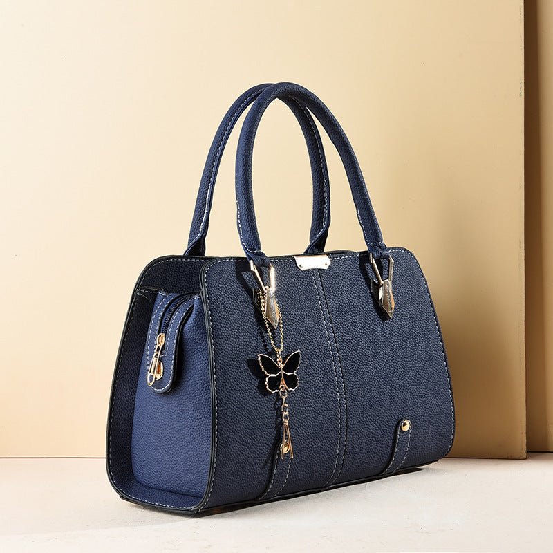 Large Capacity Lychee Pattern Women's Handbag - AXON