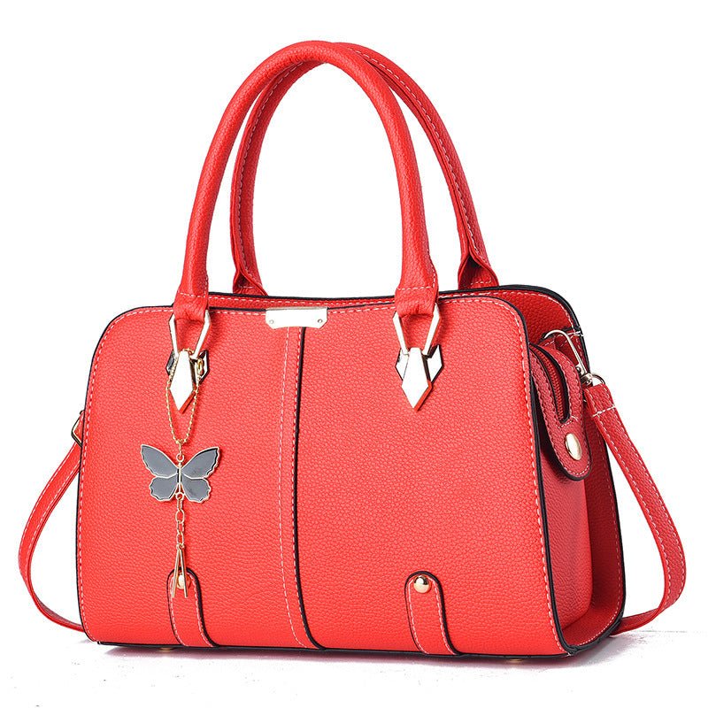 Large Capacity Lychee Pattern Women's Handbag - AXON