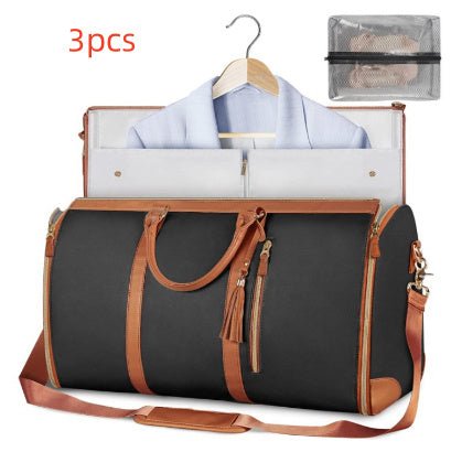 Large Capacity Travel Duffle Bag Women's Handbag Folding Suit Bag Waterproof Clothes Totes - AXON