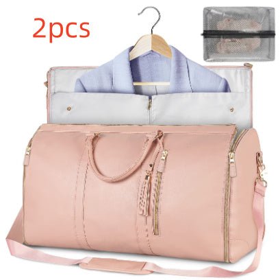 Large Capacity Travel Duffle Bag Women's Handbag Folding Suit Bag Waterproof Clothes Totes - AXON