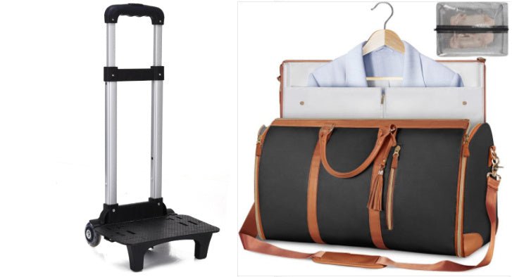 Large Capacity Travel Duffle Bag Women's Handbag Folding Suit Bag Waterproof Clothes Totes - AXON