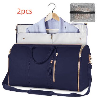Large Capacity Travel Duffle Bag Women's Handbag Folding Suit Bag Waterproof Clothes Totes - AXON