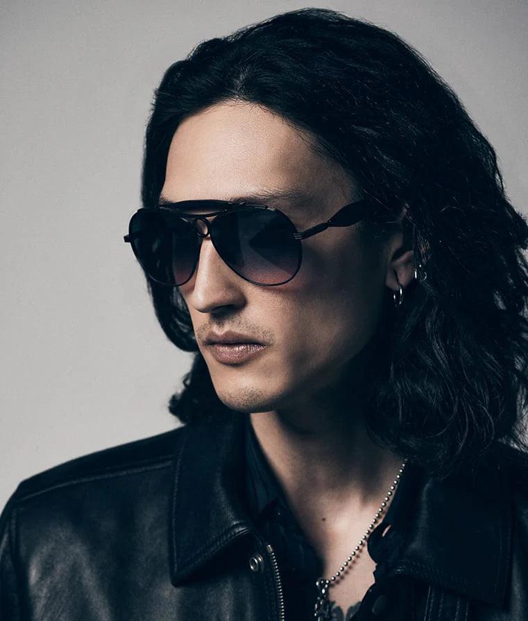 JACQUE MARIE MAGE,Aspen sunglasses handmade classic pure outdoor glasses