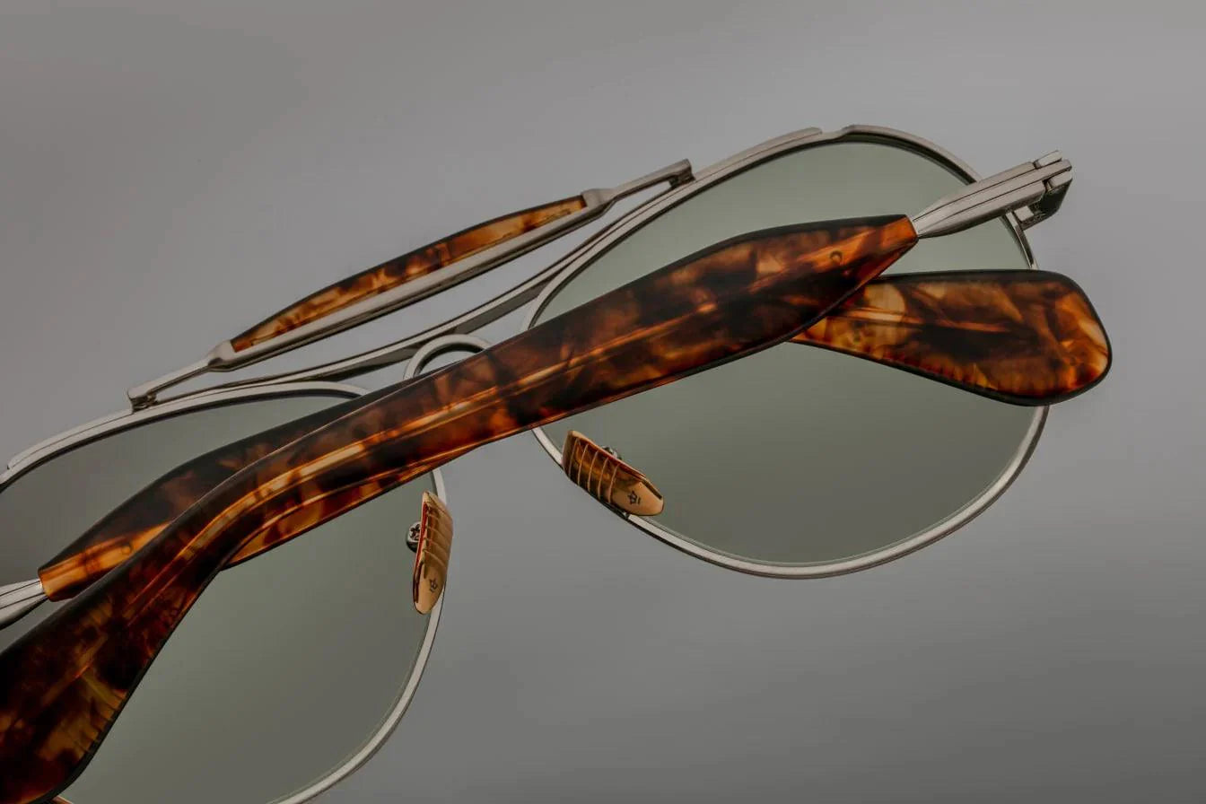 JACQUE MARIE MAGE,Aspen sunglasses handmade classic pure outdoor glasses