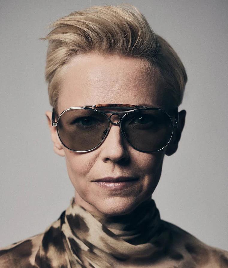 JACQUE MARIE MAGE,Aspen sunglasses handmade classic pure outdoor glasses