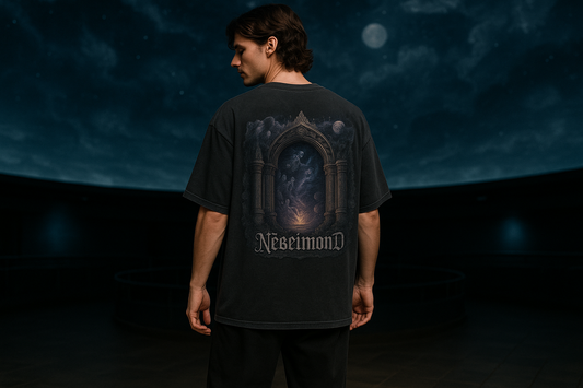 Astral Gateway | Occult Spirituality Collection | Nebelmond Oversized Shirt