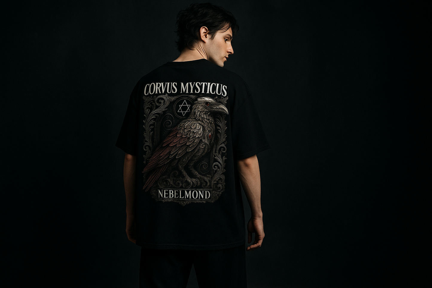 Corvus Mysticus | Raven's Prophecy Collection | Nebelmond Oversized Shirt