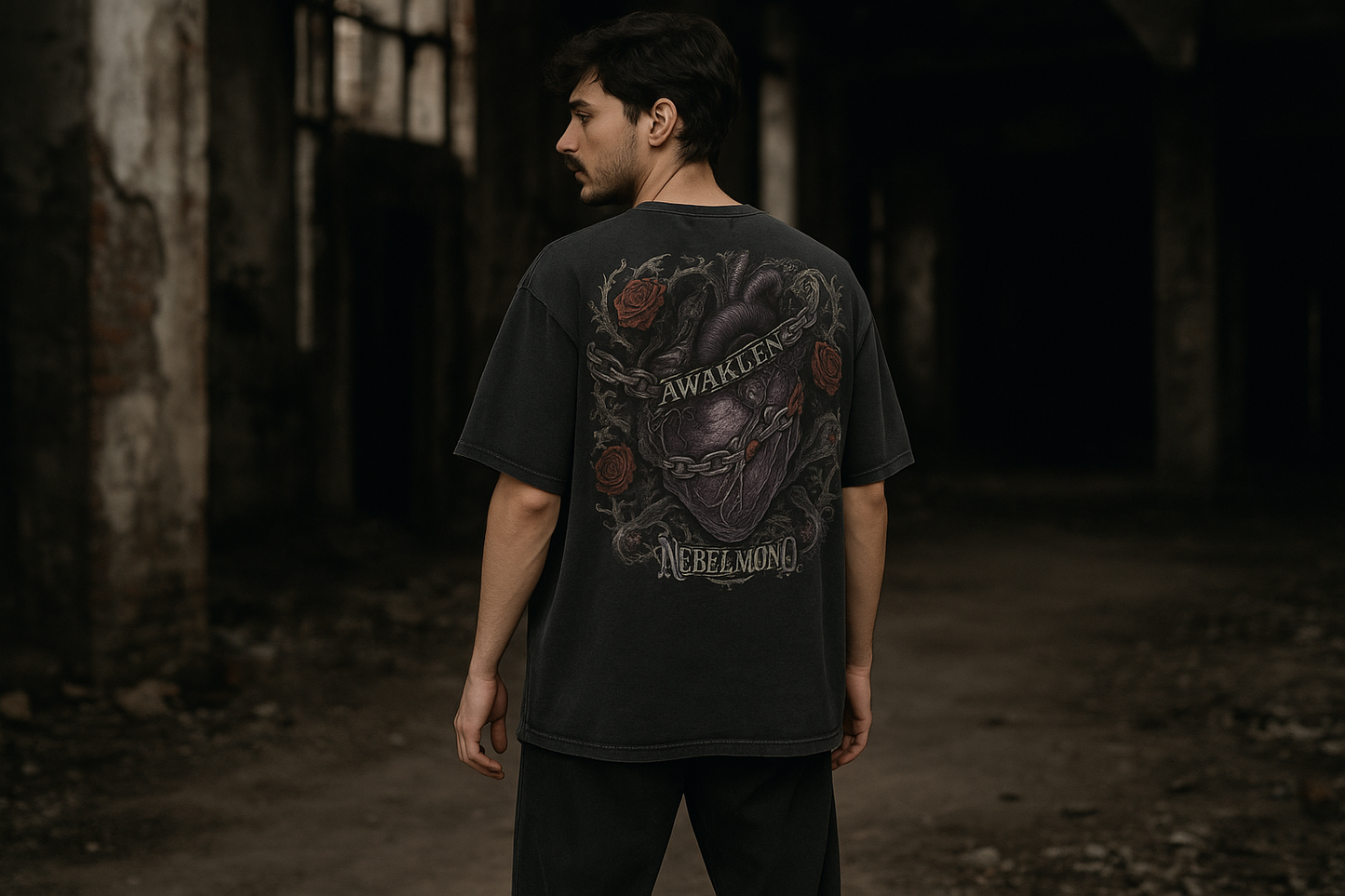 Divine Chains | Occult Spirituality Collection | Nebelmond Oversized Shirt