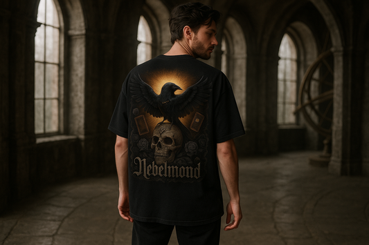 Raven's Prophecy | Occult Spirituality Collection | Nebelmond Oversized Shirt