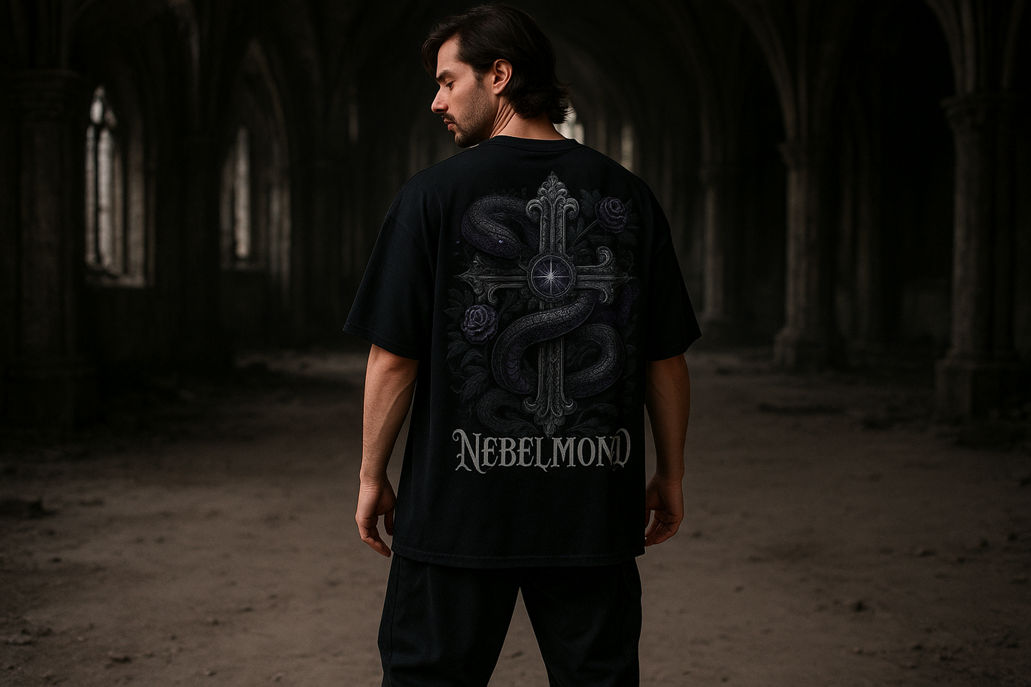 Sacred Serpent | Occult Spirituality Collection | Nebelmond Oversized Shirt