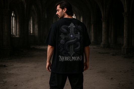 Sacred Serpent | Occult Spirituality Collection | Nebelmond Oversized Shirt