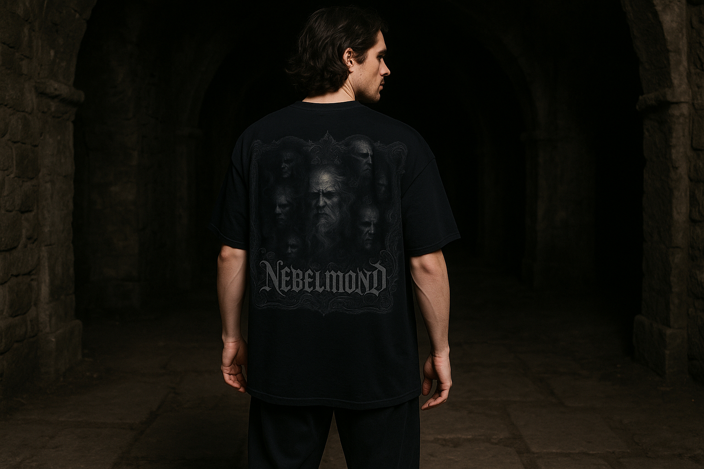 Whispers of the Abyss | Occult Spirituality Collection | Nebelmond Oversized Shirt