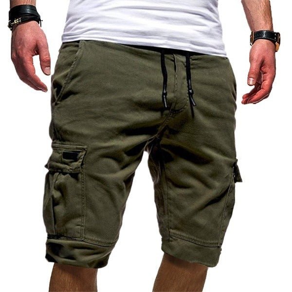 Men Casual Jogger Sports Cargo Shorts Military Combat Workout Gym Trousers Summer Men´s Clothing - AXON