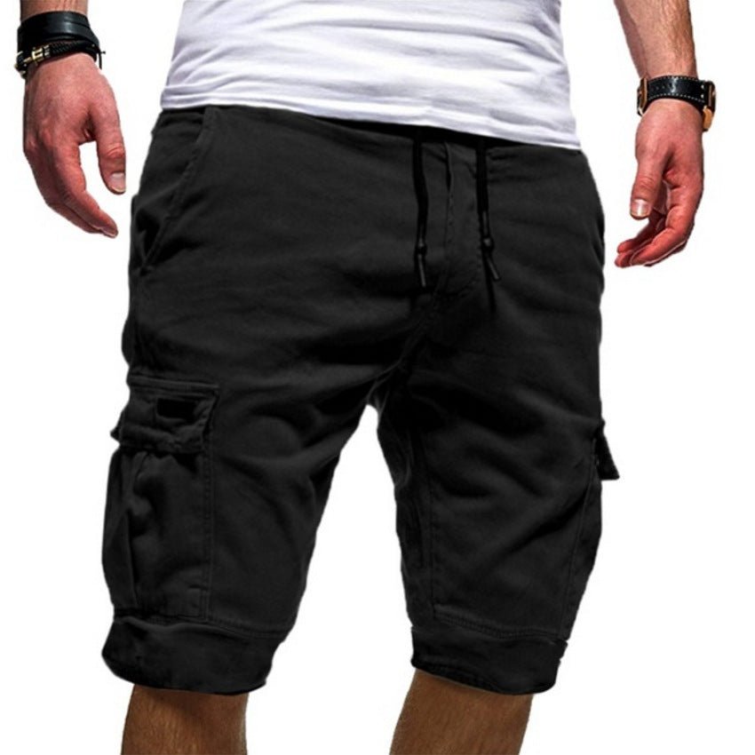Men Casual Jogger Sports Cargo Shorts Military Combat Workout Gym Trousers Summer Men´s Clothing - AXON